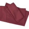 Red King 4-Piece Microfiber Sheet Set