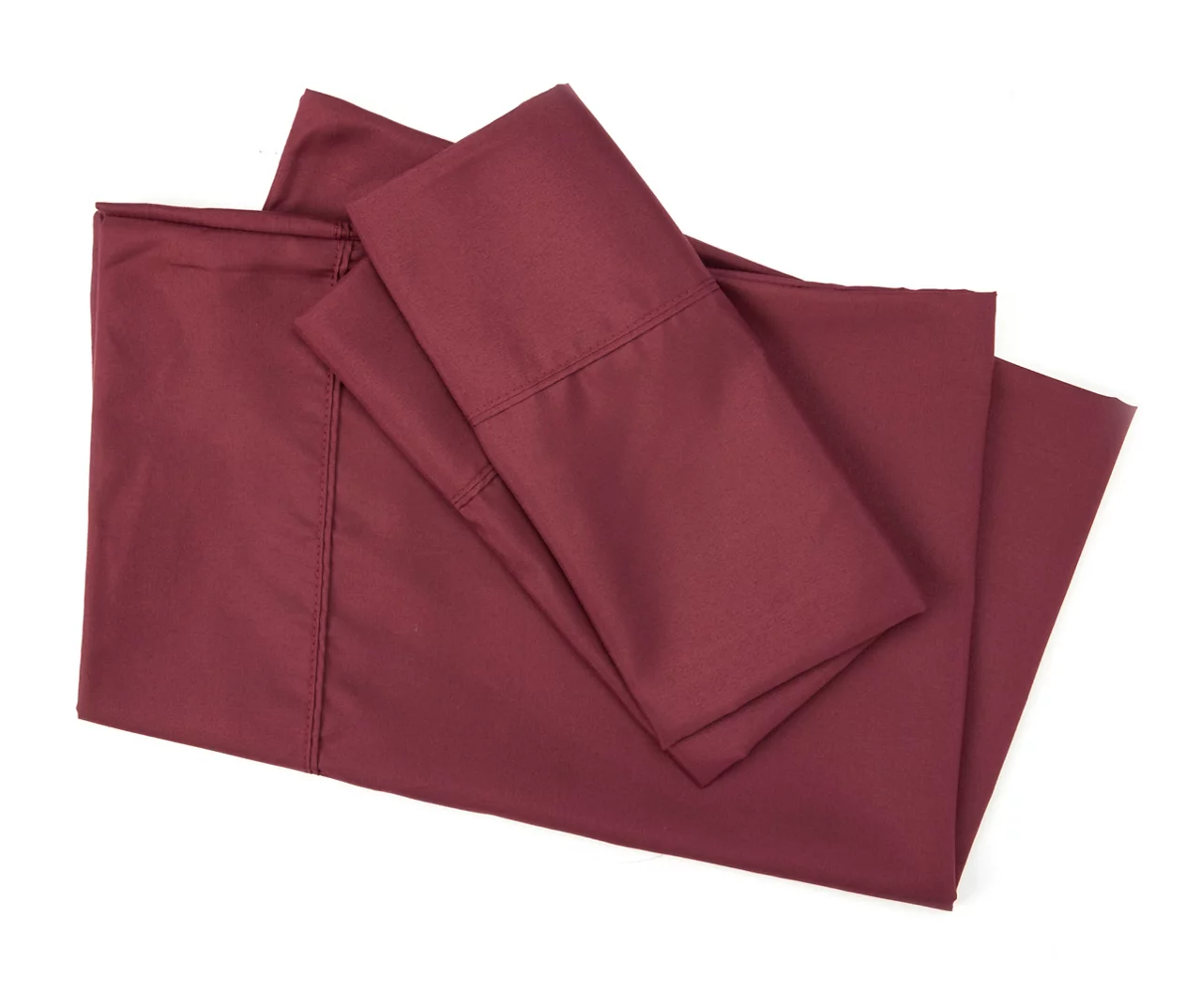 Red Full 4-Piece Microfiber Sheet Set 1 Red Full 4-Piece Microfiber Sheet Set