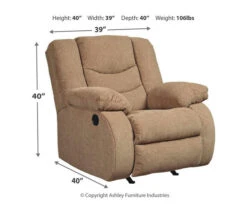 Tulen Mocha Rocker Recliner 6 Tulen Mocha Rocker Recliner -Home Sale Store 810594626 4 1