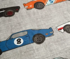 Lush Decor Beige Multi-Color Race Cars Quilt Set -Home Sale Store 810595975 2