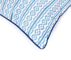 Blue & White Stripe Full/Queen 5-Piece Comforter Set -Home Sale Store 810596432 810596434 A8 4