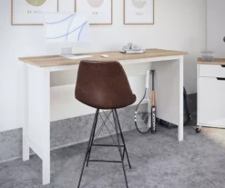 Evolution Vantage White & Weathered Oak Workbench -Home Sale Store 810597743 4