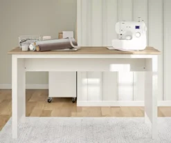 Evolution Vantage White & Weathered Oak Workbench -Home Sale Store 810597743 5