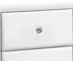 Monarch Faux Leather Nightstand -Home Sale Store 810598394 A8