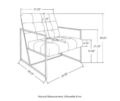 Glitzhome Modern Industrial Faux Leather Accent Chairs, 2-Pack -Home Sale Store 810598913 A0 8