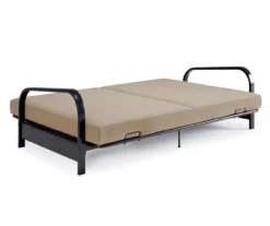 DHP Elbern Black Metal Futon With Cover -Home Sale Store 810599700 A9