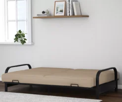 DHP Elbern Black Metal Futon With Cover -Home Sale Store 810599700 B8