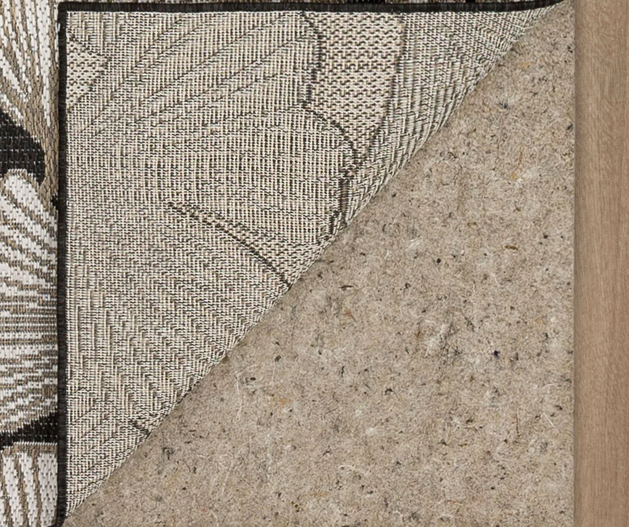 Treasured Garden Dark Gray & White Botanical Outdoor Area Rug, (4' X 5.5') 3 Treasured Garden Dark Gray & White Botanical Outdoor Area Rug, (4' X 5.5') - Image 3