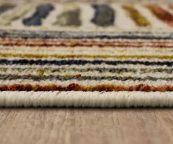 Hermes Beige & Multi-Color Weave Print Area Rug, (2' X 8') -Home Sale Store 810600396 A8 4