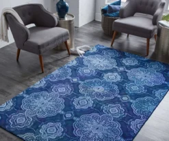 Mohawk Home Isabella Medium Blue Area Rug -Home Sale Store 810600525 A0 3