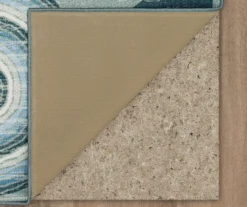 Karah Gray & Blue Circles Area Rug, (2' X 7') -Home Sale Store 810600773 A8 2