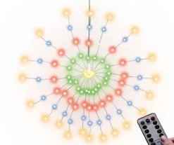 Multi-Color 100-LED 16" Indoor/Outdoor Fireworks Light