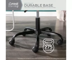 Cream Faux Wool Boucle Rolling Swivel Office Chair 21 Cream Faux Wool Boucle Rolling Swivel Office Chair -Home Sale Store 810606674 A0 7