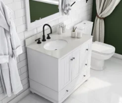 DHP Atwater Living Jazmyn Bathroom Vanity With White Sink -Home Sale Store 810610488 B0 1