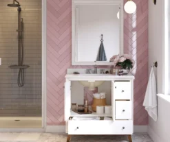 DHP Atwater Living Delias Bathroom Vanity With White Sink -Home Sale Store 810610514 B0 4