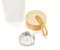 Frosted Glass Water Bottle, 33 Oz. -Home Sale Store 810610537 A8 2