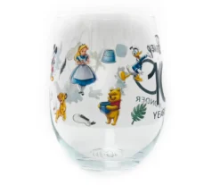 Disney 100 Heritage Multi-Character Stemless Wineglass, 4-Pack -Home Sale Store 810612019 A3