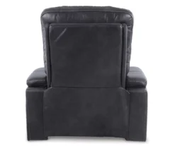 Composer Black Faux Leather Power Recliner 12 Composer Black Faux Leather Power Recliner -Home Sale Store 810612554 1