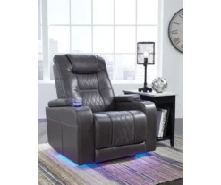 Composer Black Faux Leather Power Recliner 17 Composer Black Faux Leather Power Recliner -Home Sale Store 810612554 B0 1
