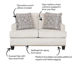 Erinwood Stone Loveseat 9 Erinwood Stone Loveseat -Home Sale Store 810613195 X0 1 1