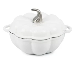 Pumpkin Enameled Cast Iron Dutch Oven, 1.8 Qt. -Home Sale Store 810616124 A0 1