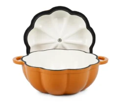 Pumpkin Enameled Cast Iron Dutch Oven, 1.8 Qt. -Home Sale Store 810616125 A0 2
