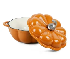 Pumpkin Enameled Cast Iron Dutch Oven, 1.8 Qt. -Home Sale Store 810616125 A0 3