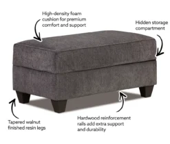 Broyhill Tripoli Slate Sectional & Ottoman Set -Home Sale Store 810616883 X0 1