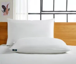 Serta White Medium-Firm Cotton-Down Pillow, 2-Pack 11 Serta White Medium-Firm Cotton-Down Pillow, 2-Pack -Home Sale Store 810617376 A8 3