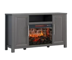 54" Gray Electric Fireplace Console 10 54" Gray Electric Fireplace Console -Home Sale Store 810617757 A0 2