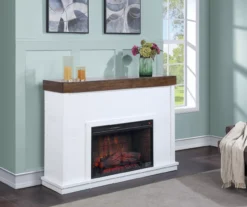 62" White Shiplap Grand Electric Fireplace 10 62" White Shiplap Grand Electric Fireplace -Home Sale Store 810617760 B0 1