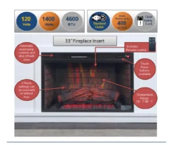 62" White Shiplap Grand Electric Fireplace 14 62" White Shiplap Grand Electric Fireplace -Home Sale Store 810617760 M7