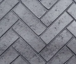 48" Faux Herringbone Mantel Electric Fireplace -Home Sale Store 810617761 A8 1