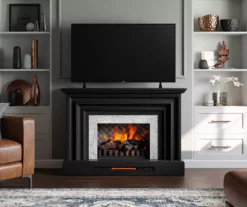 53.5" Black Petite Grand Electric Fireplace Console 14 53.5" Black Petite Grand Electric Fireplace Console -Home Sale Store 810617767 B0 2