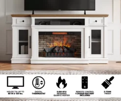 73.5" Castillo Electric Fireplace Console 13 73.5" Castillo Electric Fireplace Console -Home Sale Store 810617768 M7