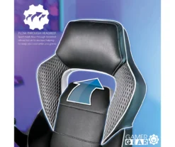 White & Black Faux Leather Gaming Chair 16 White & Black Faux Leather Gaming Chair -Home Sale Store 810618952 A0 6