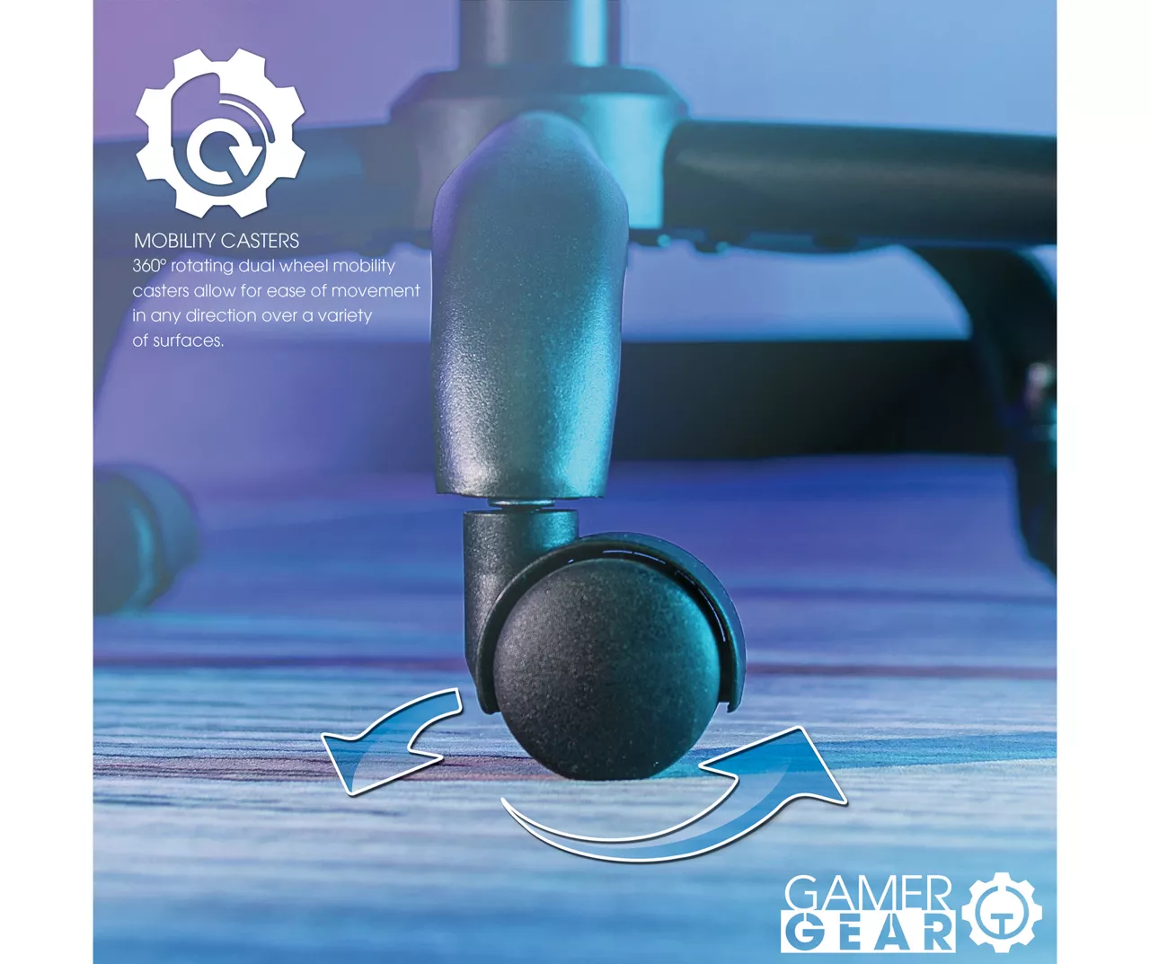 White & Black Faux Leather Gaming Chair 6 White & Black Faux Leather Gaming Chair - Image 6