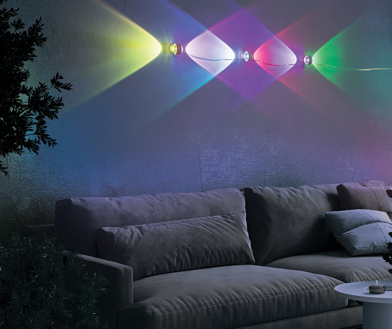 Glow-Up LED Wall Lights, 3-Pack 2 Glow-Up LED Wall Lights, 3-Pack - Image 2