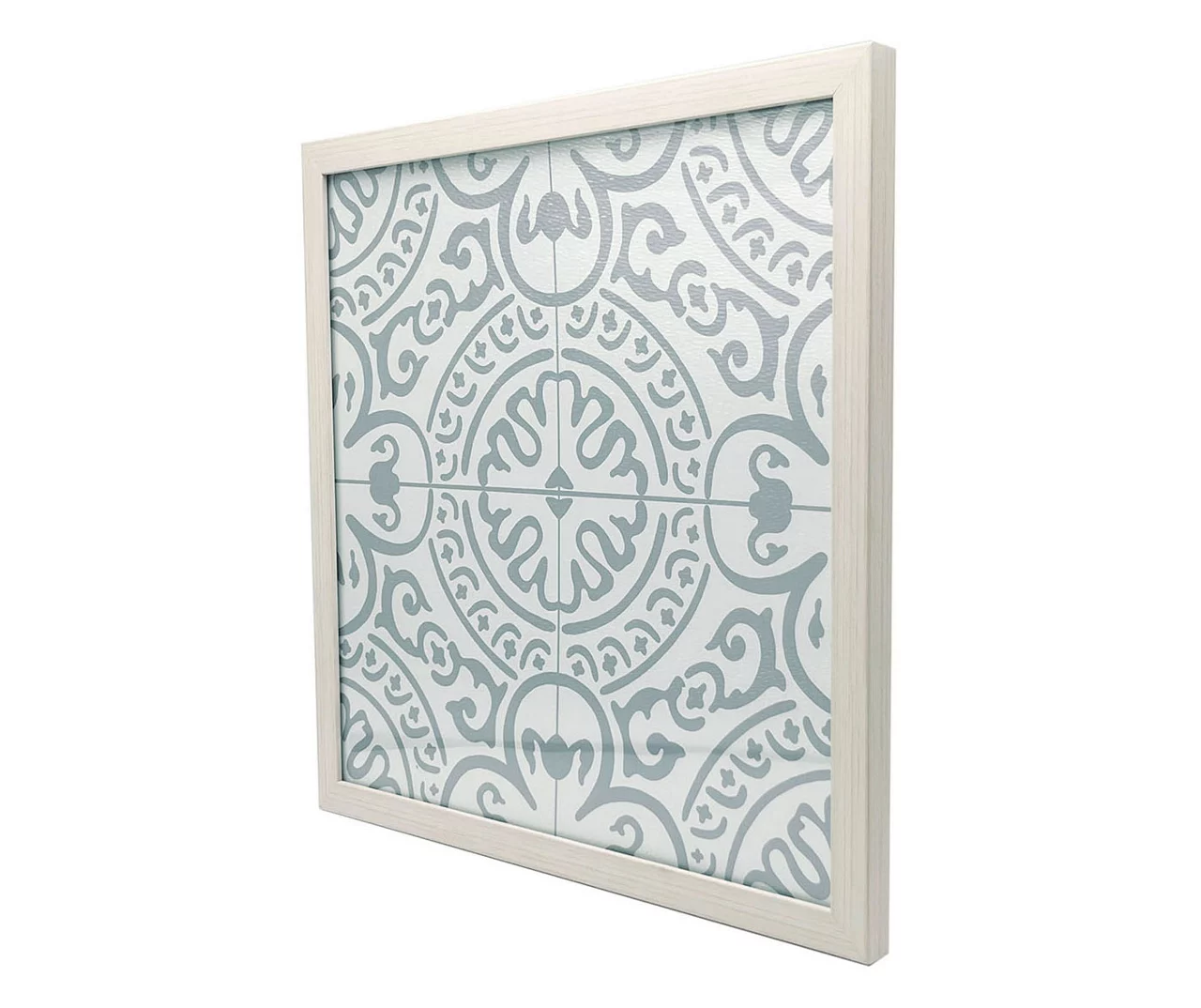 Blue Tile Medallion 2-Piece Framed Art Decor Set 2 Blue Tile Medallion 2-Piece Framed Art Decor Set - Image 2