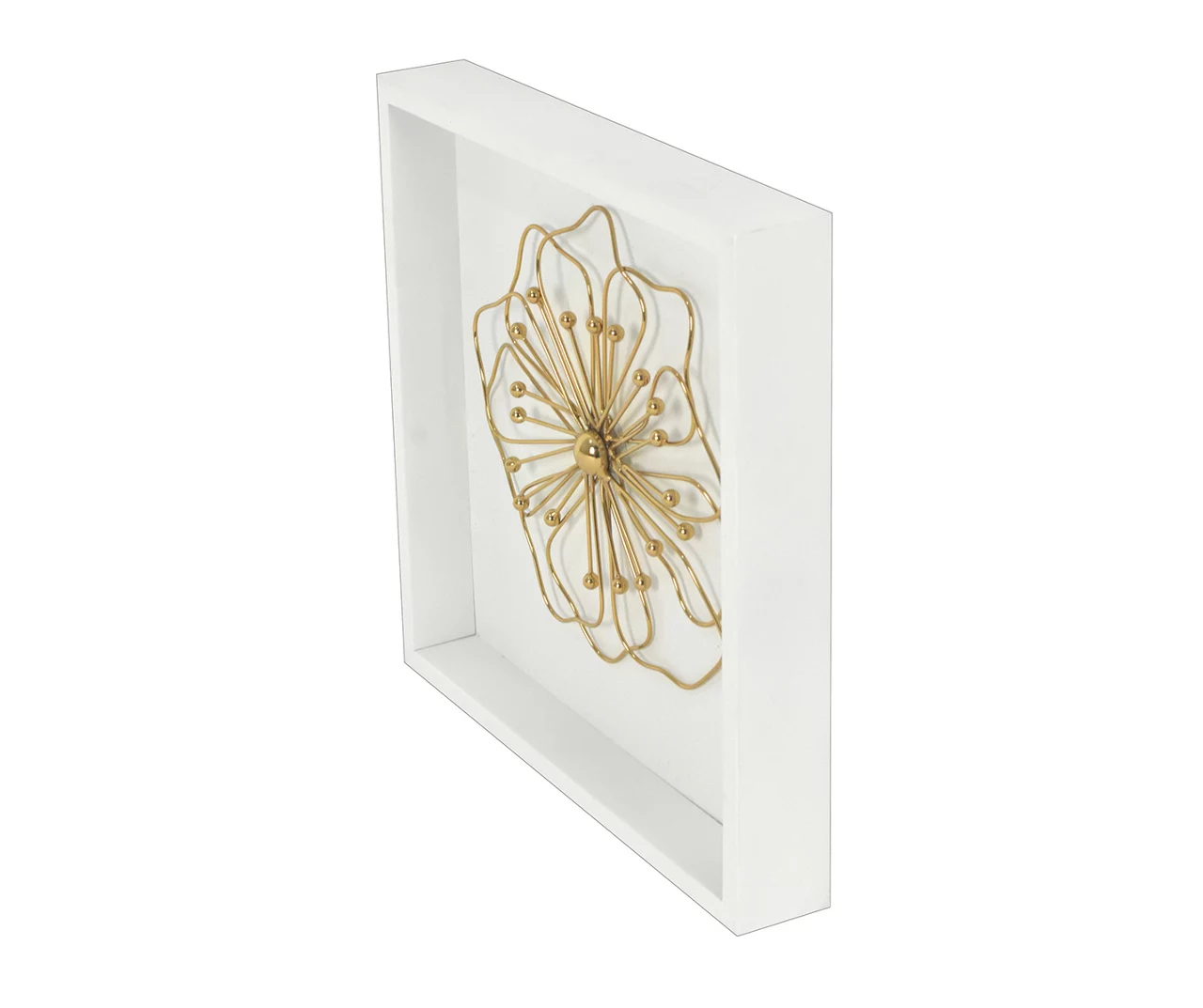 Gold Metal Shadowbox Wall Decor 2 Gold Metal Shadowbox Wall Decor - Image 2