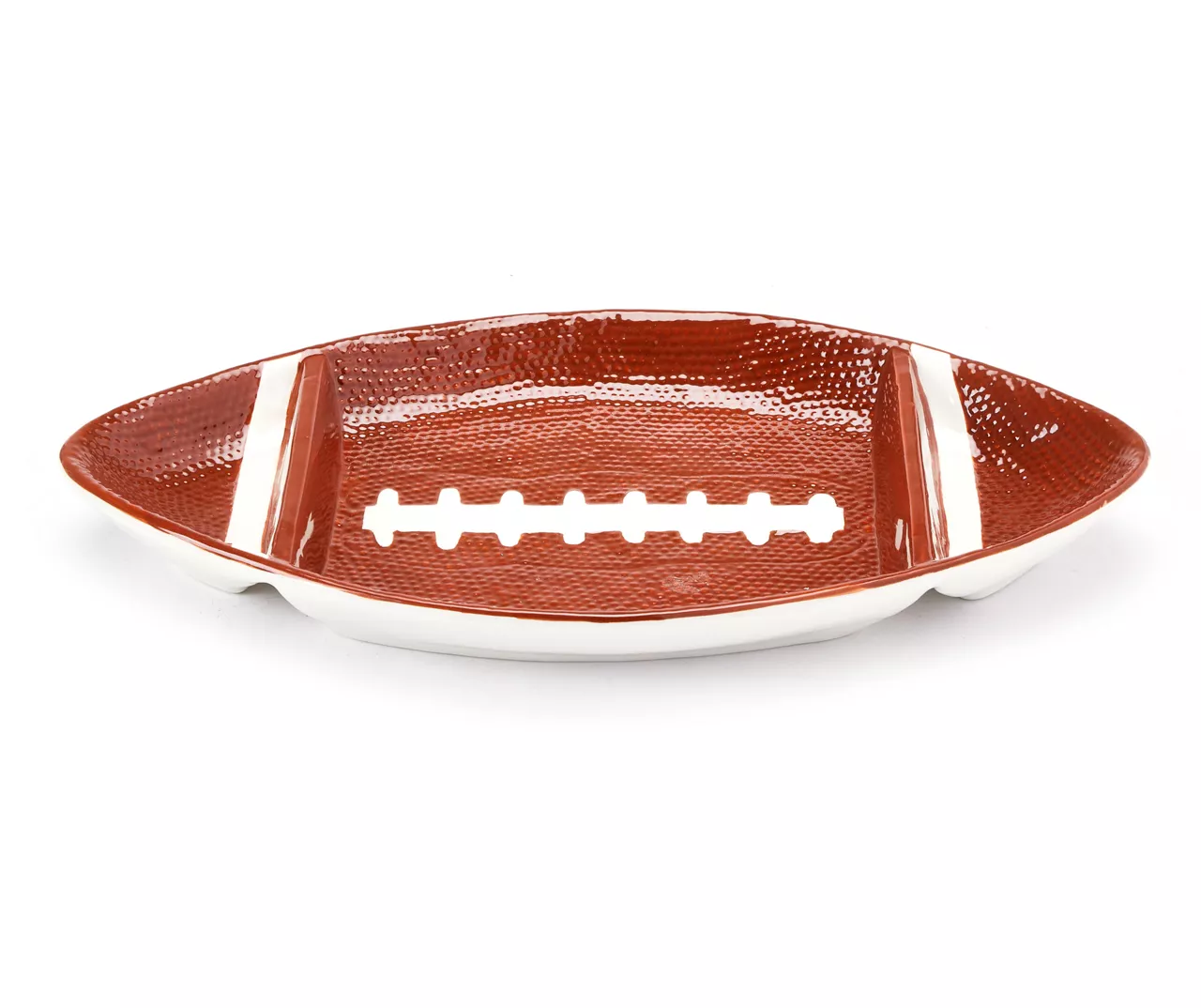 Brown Football Earthenware Serving Tray 3 Brown Football Earthenware Serving Tray - Image 3