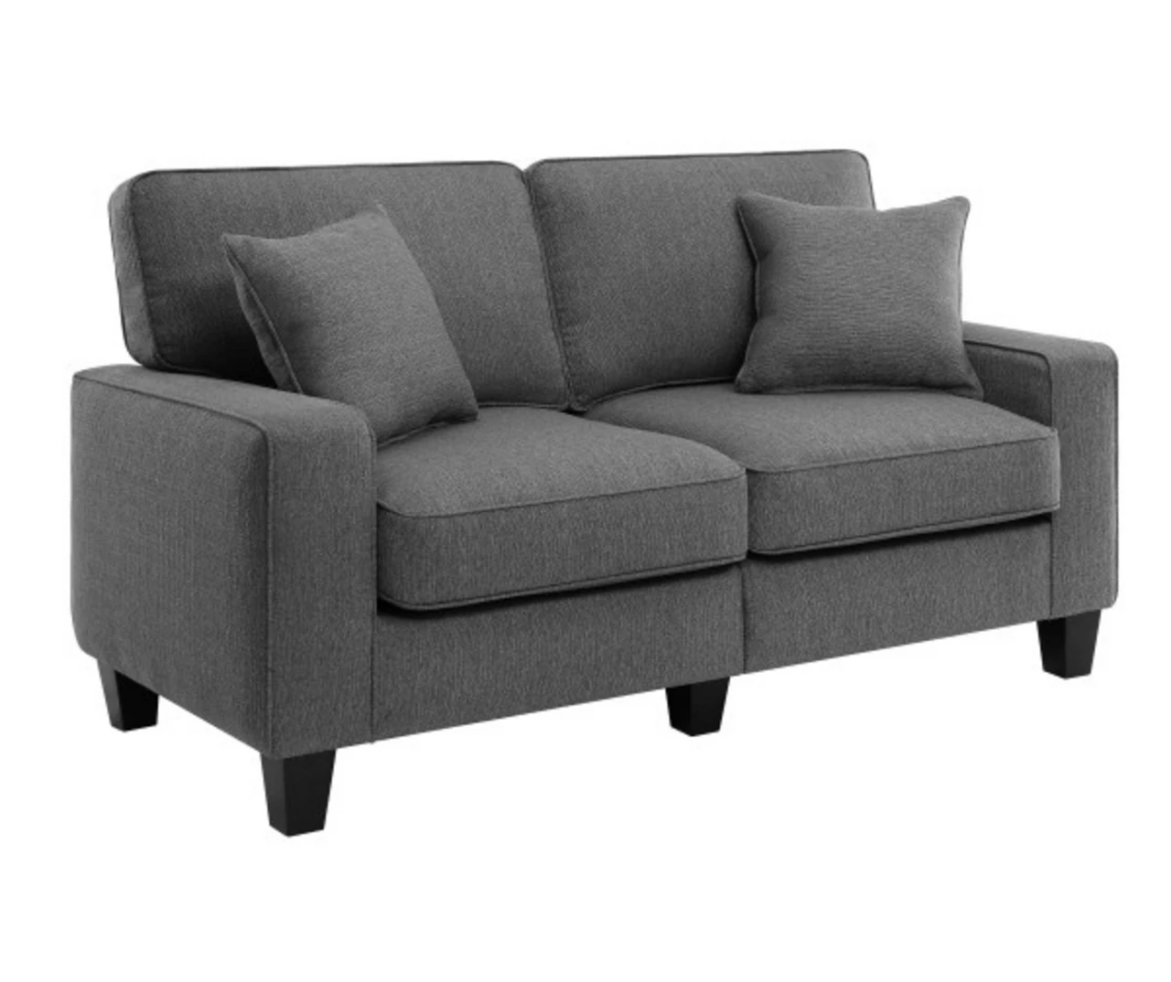 Palisades Dark Gray Loveseat 2 Palisades Dark Gray Loveseat - Image 2