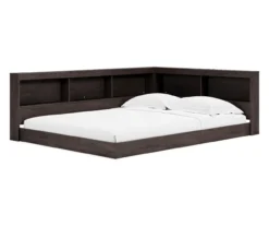 Signature Design By Ashley Piperton Black Full Bookcase Storage Bed